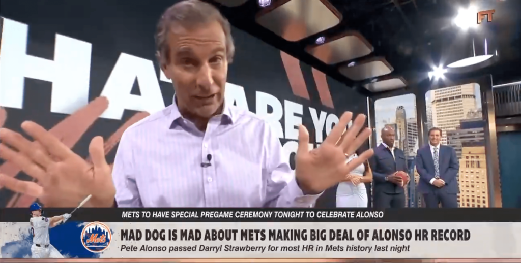 Chris Russo furious over Pete Alonso Mets record hoopla — and Gary Cohen’s call